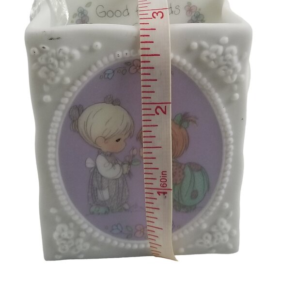 Precious Moments Porcelain Gift Bag VTG Figurine Good Friends Are Forever 1993 - Picture 7 of 14